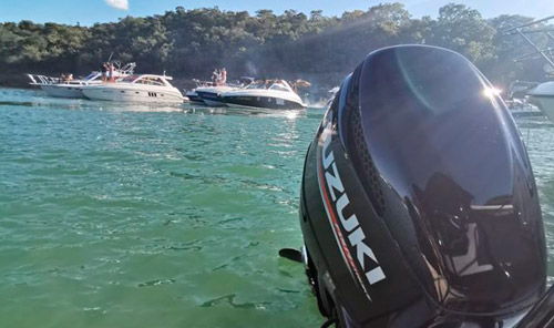 Foto Comemoração do evento Suzuki Marine Fest